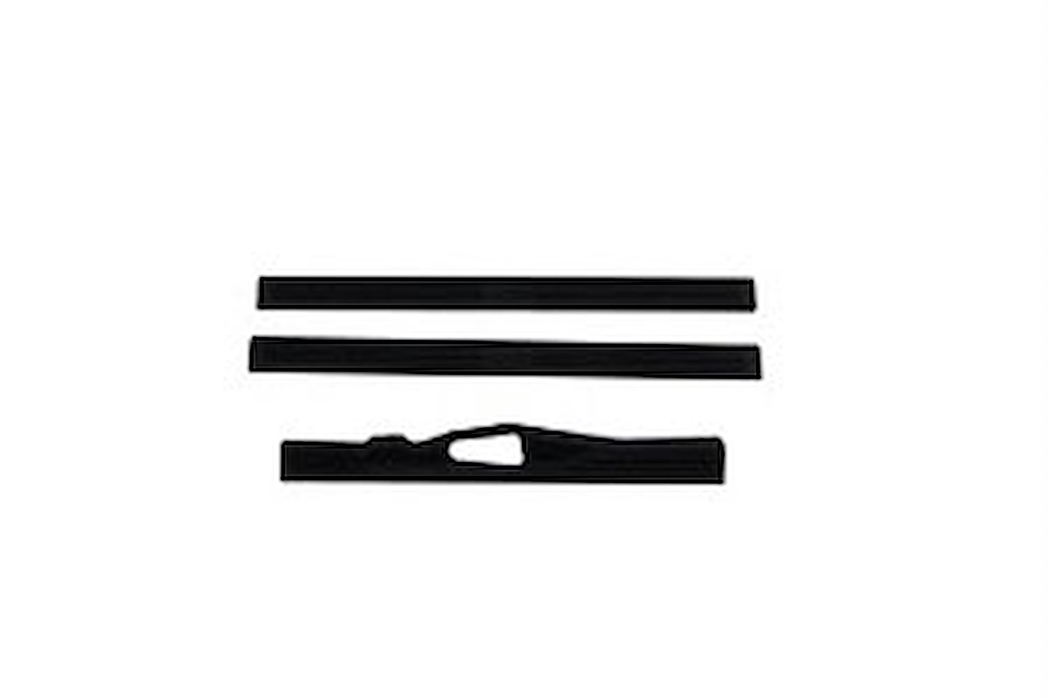 Stepshield  Door Sill Protector Black 2 pc. Custom Front