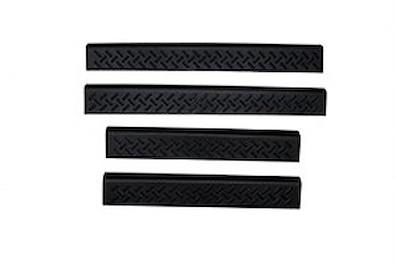 Stepshield  Door Sill Protector Black 4 pc. Custom Front And Rear