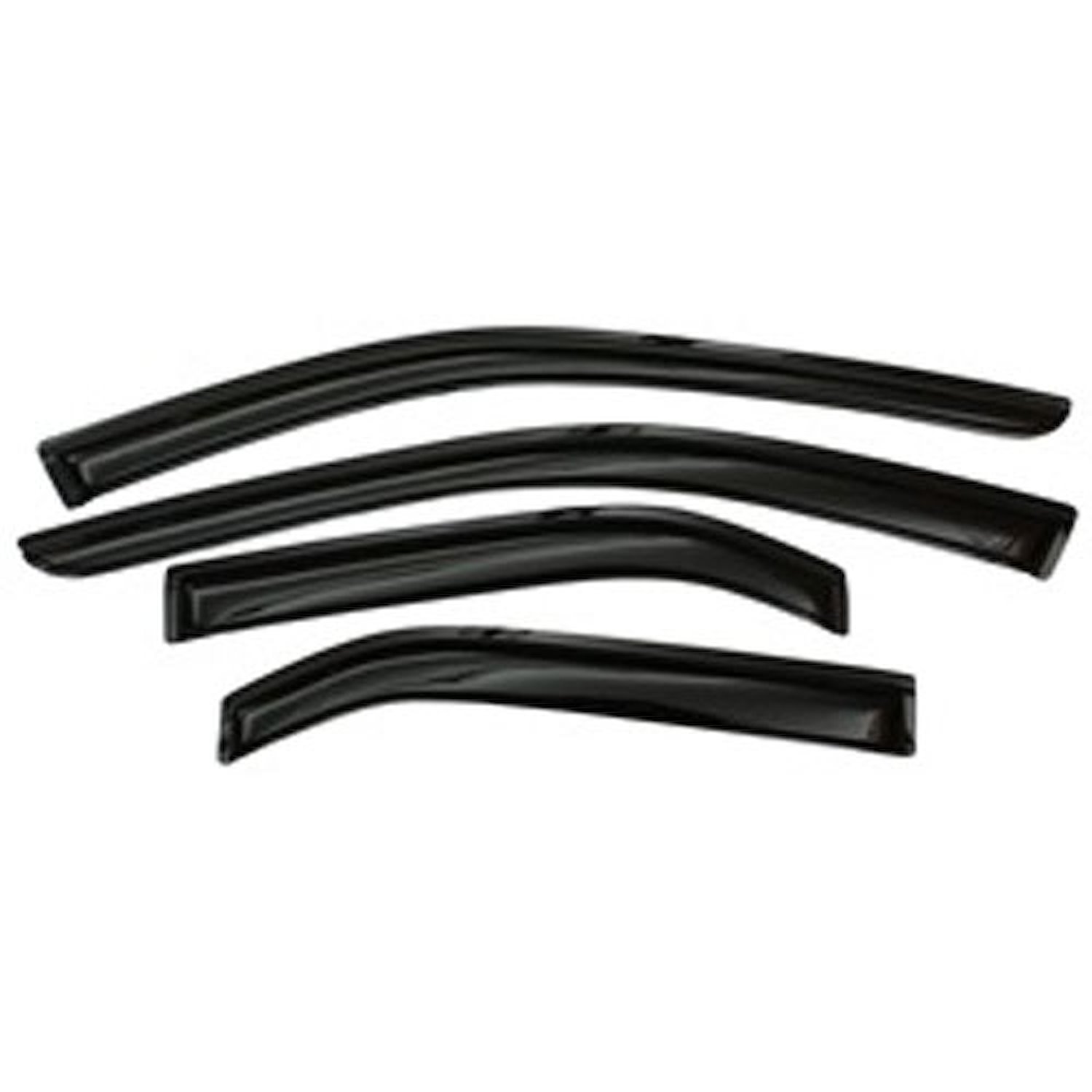 94974 Tape-On Side Window Deflectors for Select Ford F-150 Supercab [4-Piece, Smoke]
