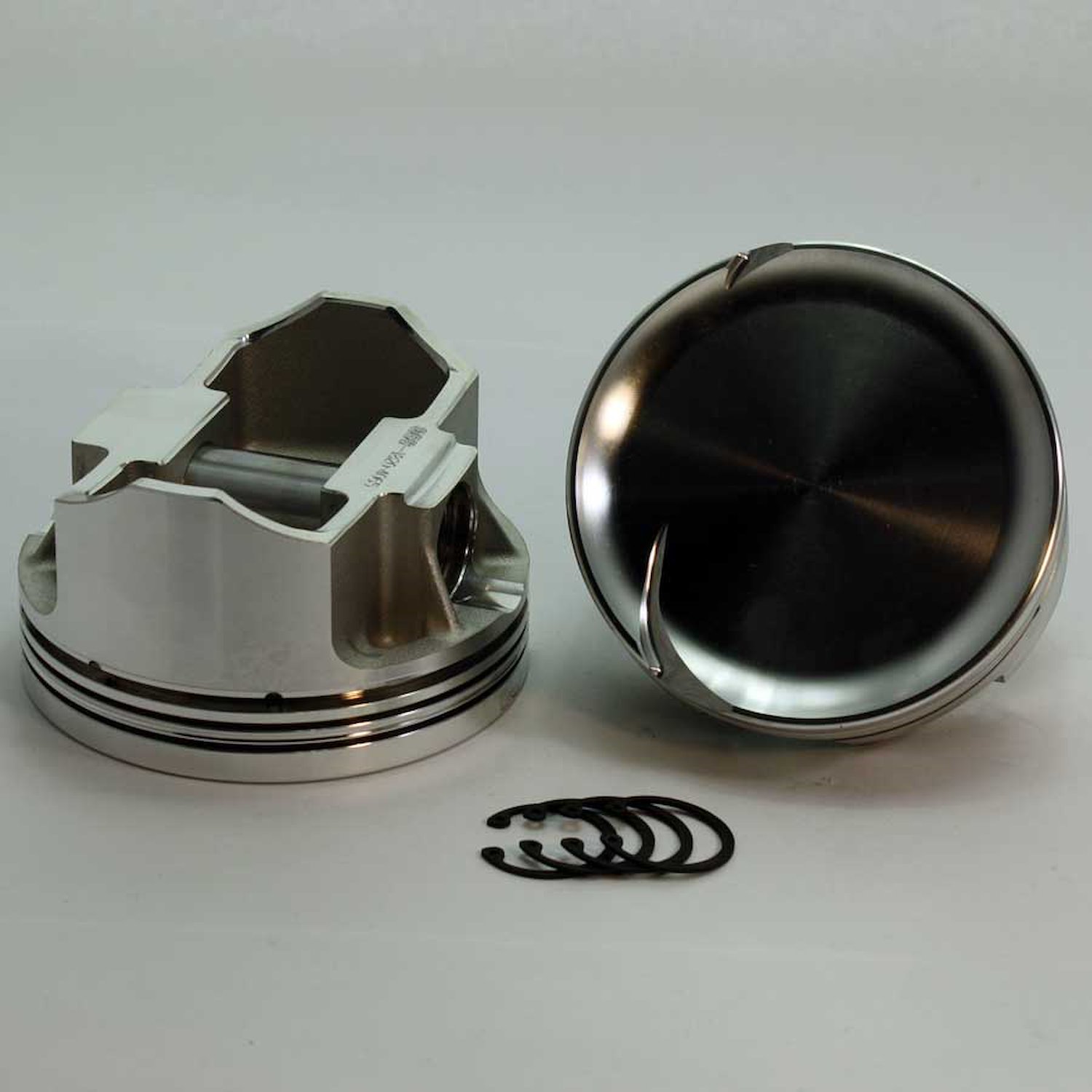 1834-4000 SX-Series Dish Top Piston Set for 1999-2019 Chevy LS, 4 in. Bore, -22cc Volume [OEM Stroke]