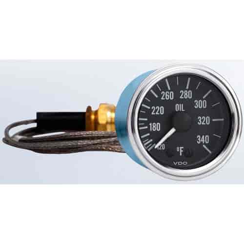 Series 1 Oil Temperature Gauge With 144" Capillary