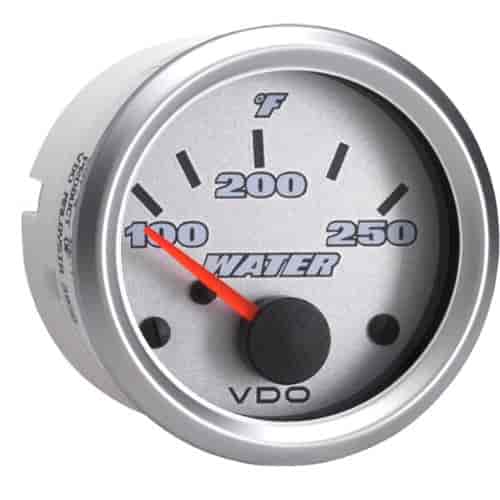 Vision Silverstone 250 F Temperature Gauge with VDO Sender and US Thread Adapters