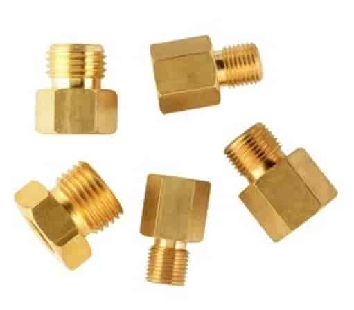 Brass Adapters Includes: 1/8-27NPTF to M16x1.5, M14x1.5, M12x1.5, M10x1 & 1/8-28BSP