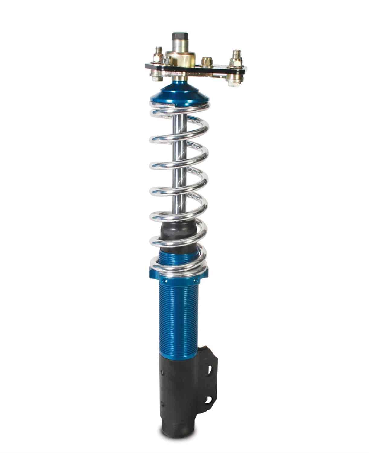 Front Strut Coilover Sleeves Fits 1979-2004 Ford Mustang, 7 in. Length, Aluminum [Blue]