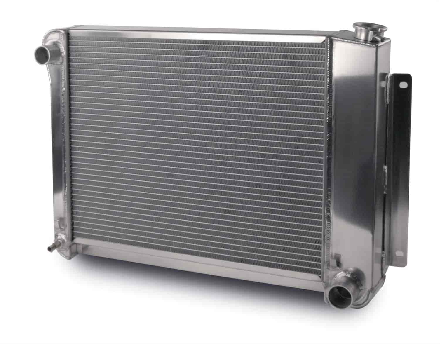 Direct-Fit Aluminum Radiator for 1967-1969 Chevrolet Camaro with Small Block Chevy V8 Engine [Natural Finish]