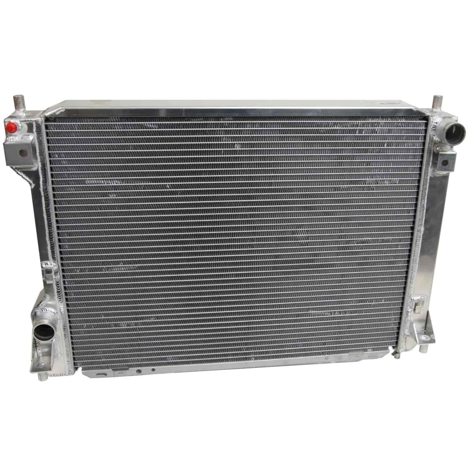 Direct-Fit Satin Aluminum Radiator [2005-2009 Ford Mustang GT]