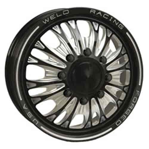 Rekon HD Forged D54 Black Anodized Dually Wheels 8 Lug