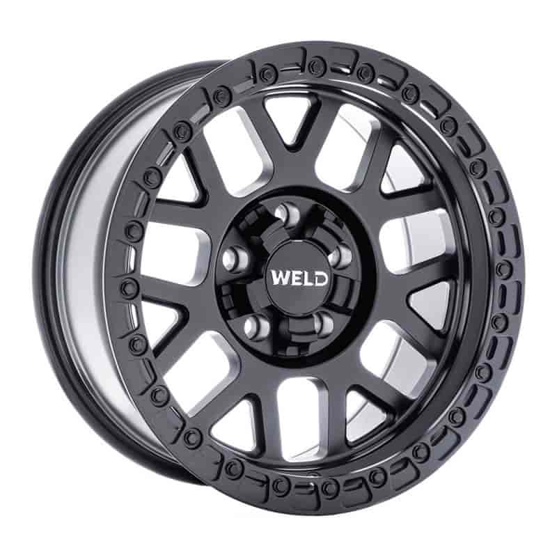 W104  Cinch Wheel Size: 17 X 10" Bolt Pattern: 6x135 [Satin Black/Gloss Black]