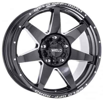 W109  Retaliate Wheel Size: 20 X 10" Bolt Pattern: 5x135 [Gloss Black Milled]