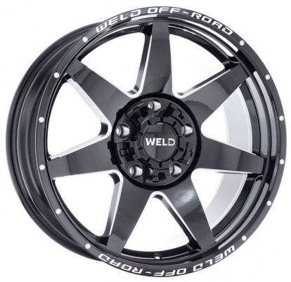 W109  Retaliate Wheel Size: 20 X 9" Bolt Pattern: 5x135 [Gloss Black Milled]