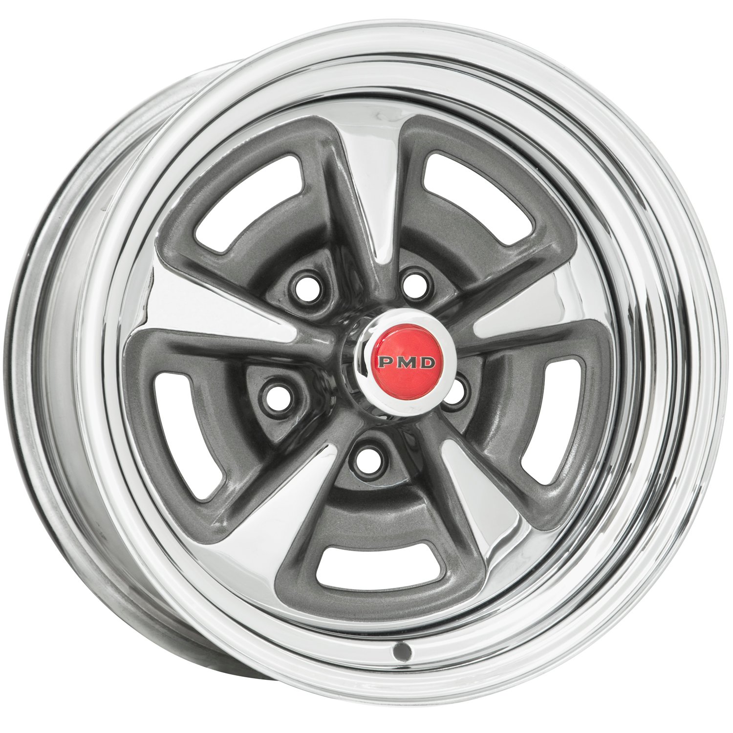 60-573404-C 60-Series Pontiac Rallye II Wheel [Size: 15" x 7"] Chrome Finish