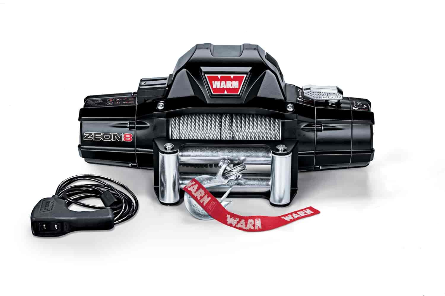 ZEON 8 Winch with 100 Ft. of Wire Rope and Roller Fairlead