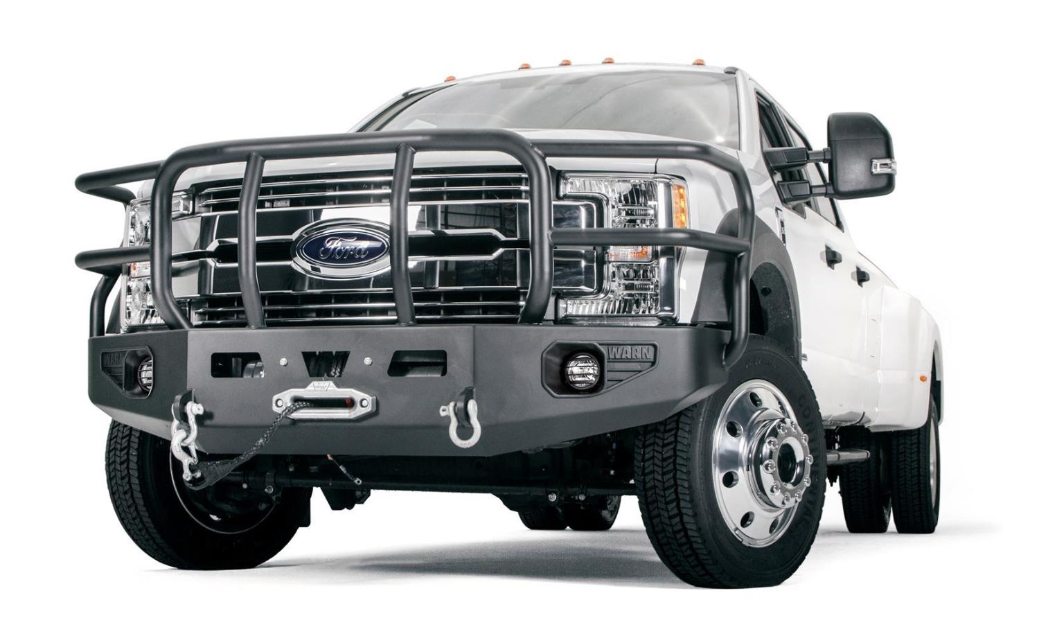 HD Front Bumper with Brush Guard for 2017-2019 Ford Super Duty