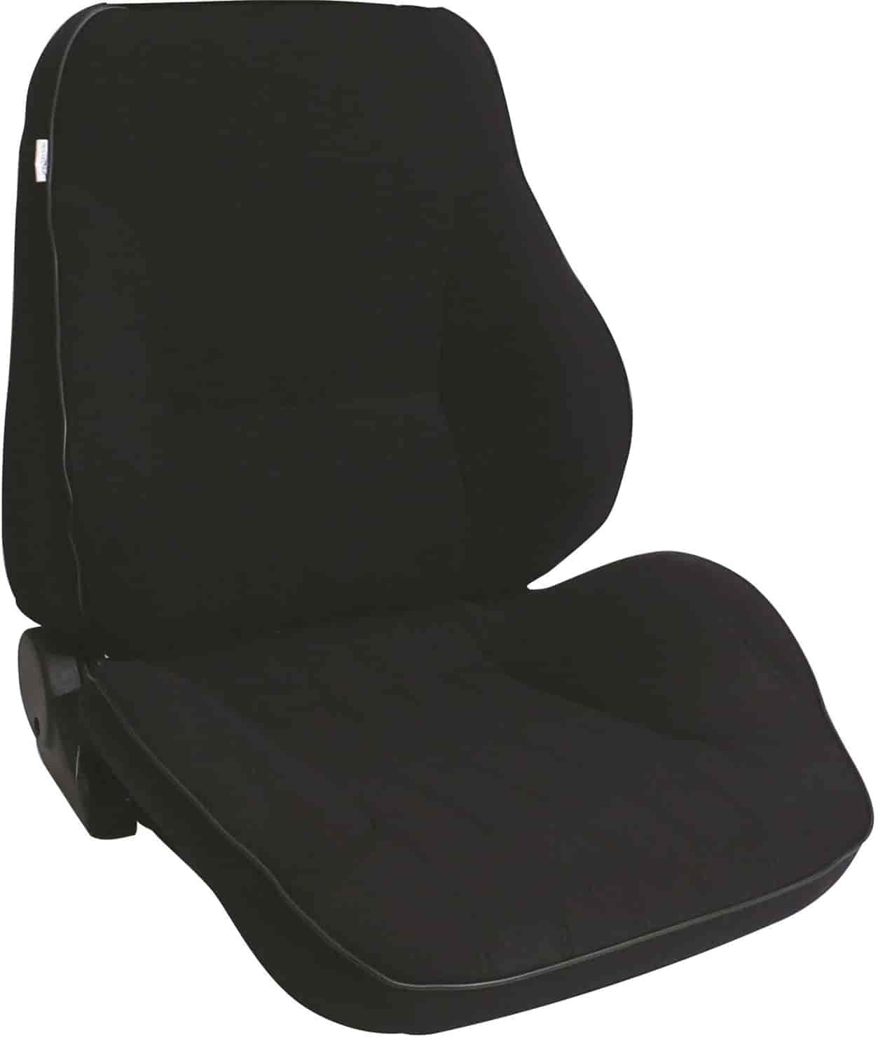 Rally Lo Back Recliner Right Black Velour