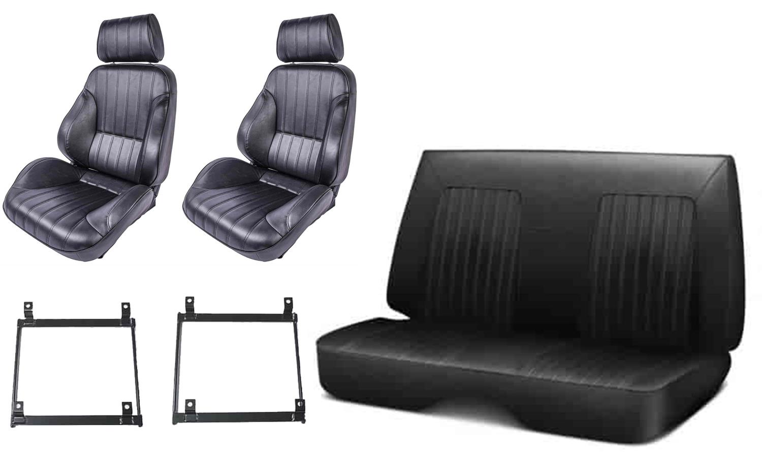 Rally Rear Seat Cover Kit for 1967-1969 Chevrolet Camaro