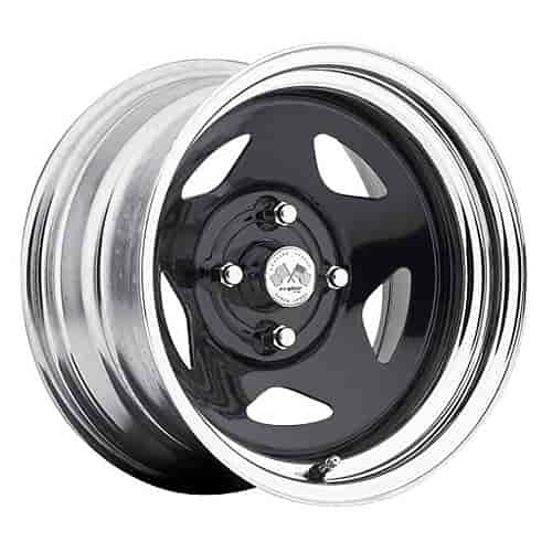 CHROME STAR FWD DRIFTER BLACK 15 x 8 4 x 100 Bolt Circle 5 Back Spacing +16 offset 266 Center Bore 1400 lbs Load Rating