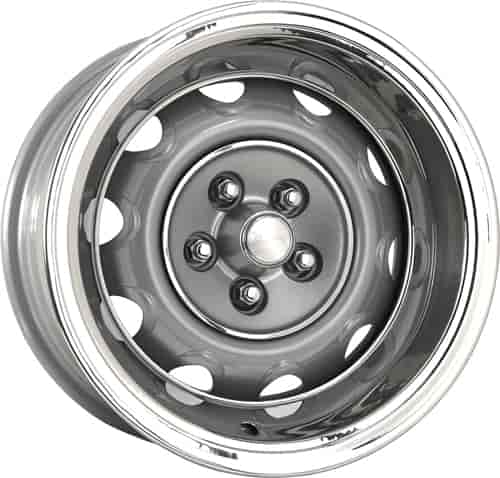 Silver Chrysler Rallye Wheel (Series 667) Size: 14" x 6"
