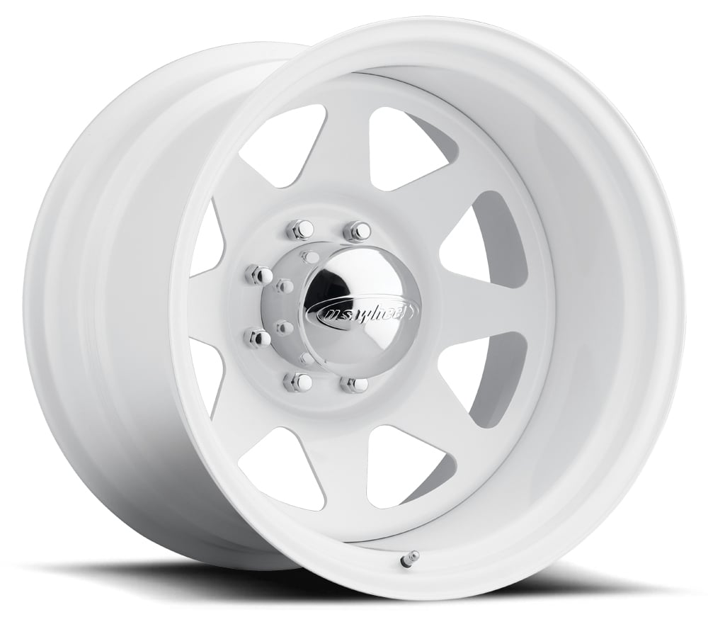 70-2480 70 Series White 8-Spoke Wheels [Size: 20" x 14"]