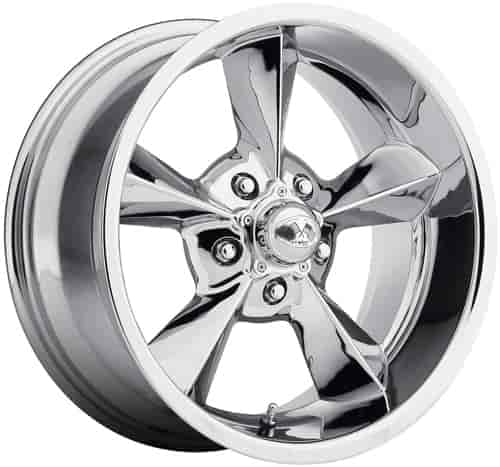 Cast Aluminum Chrome Retro Wheel (Series 700) Size: 15" x 8"