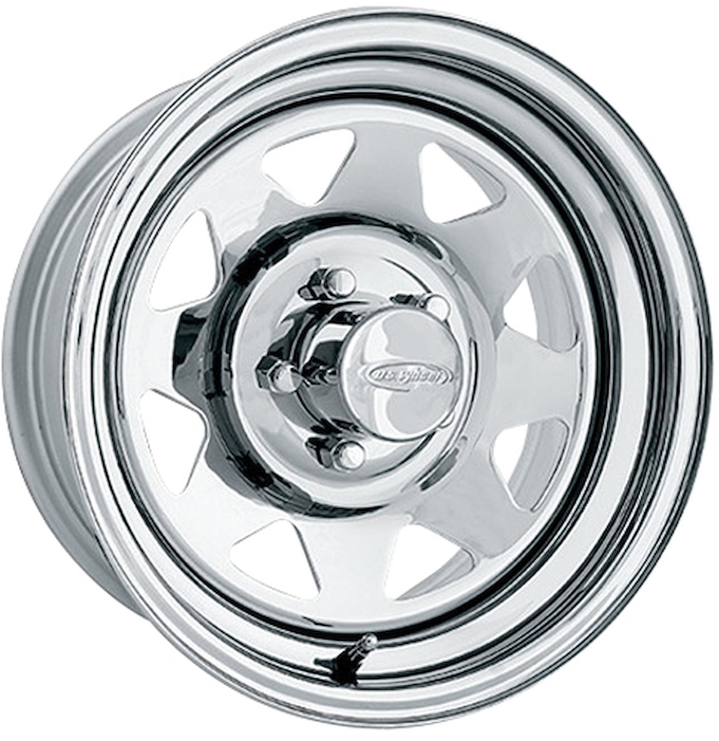 Chrome 8 Spoke Wheel (Series 75) Size: 16.5" x 6.75"