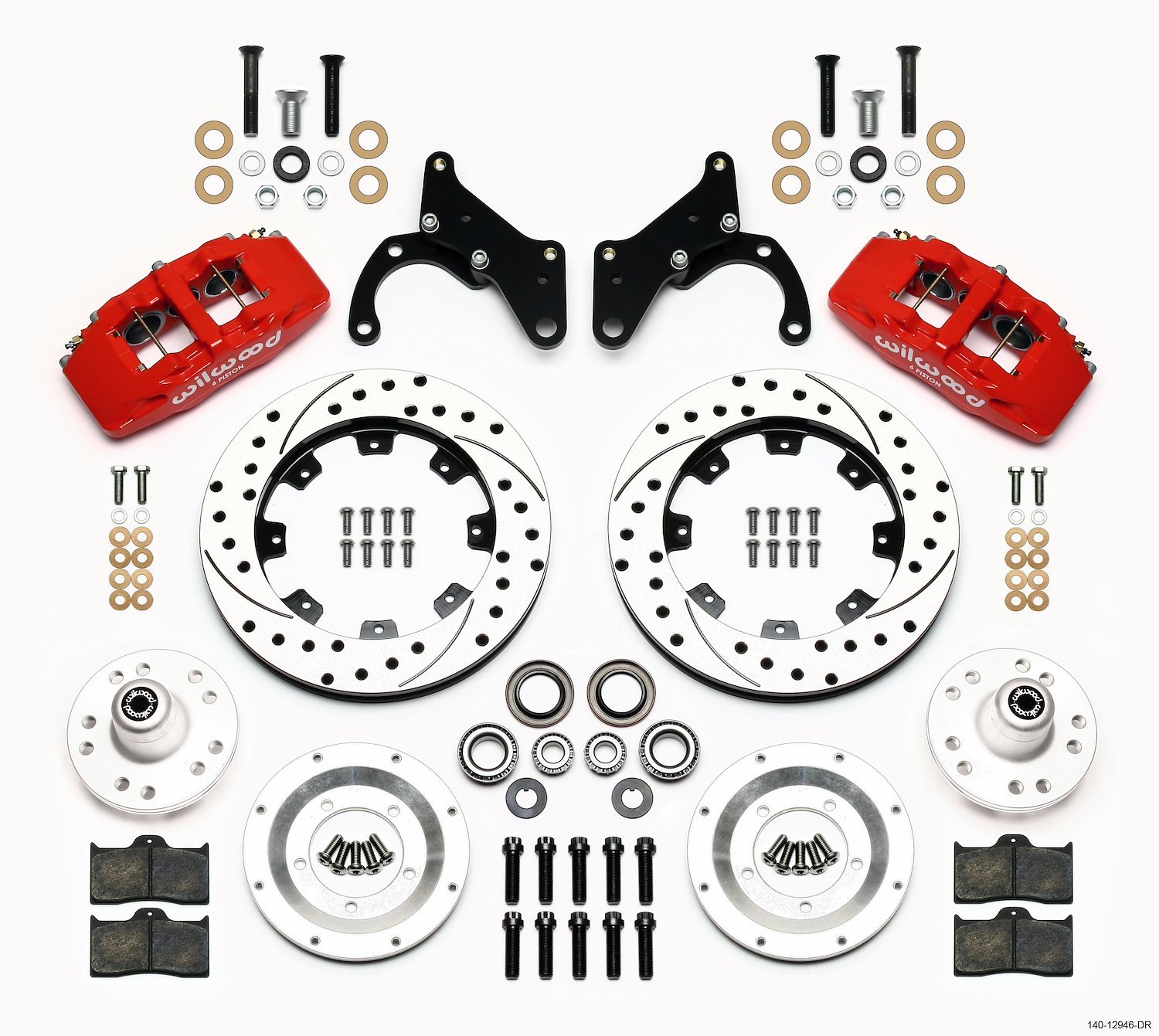 DynaPro 6 Big Brake Front Hub Kit 1968-1982 Chevy Vehicles