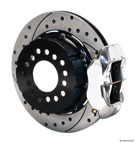 Forged Dynalite Pro Series Brake Kit Rear End: Big Ford New Style Flange