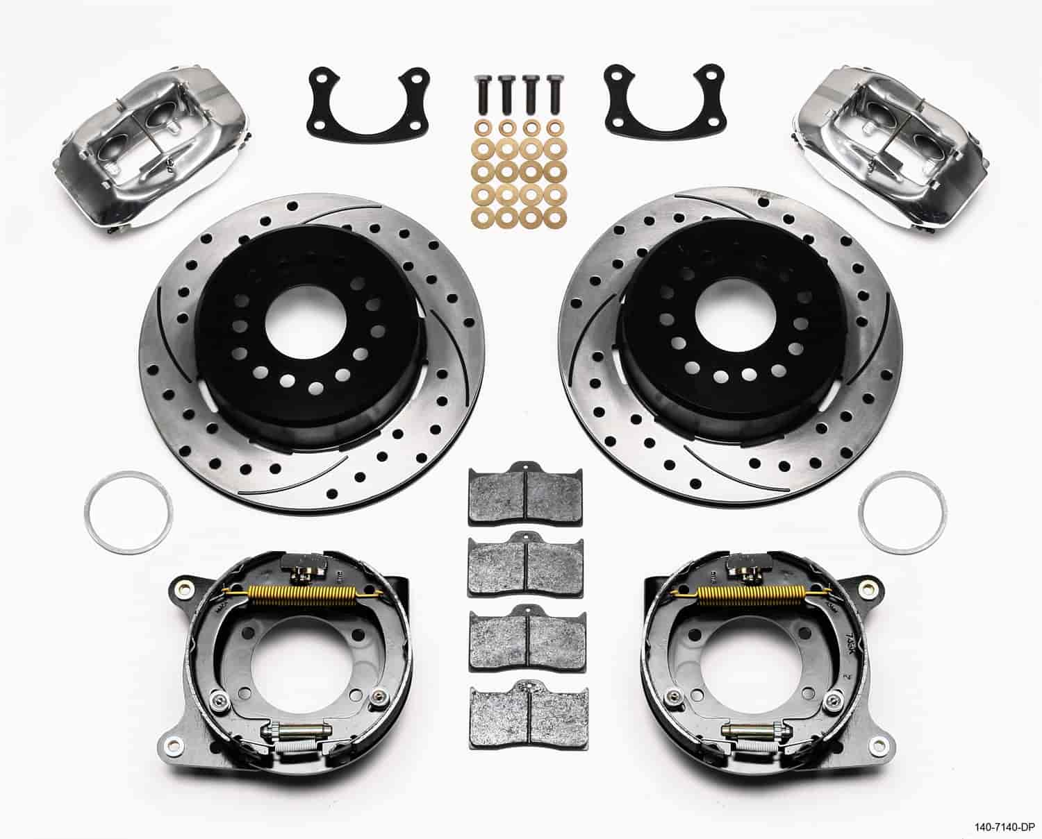 Forged Dynalite Rear Parking Brake Kit Big Ford New Style