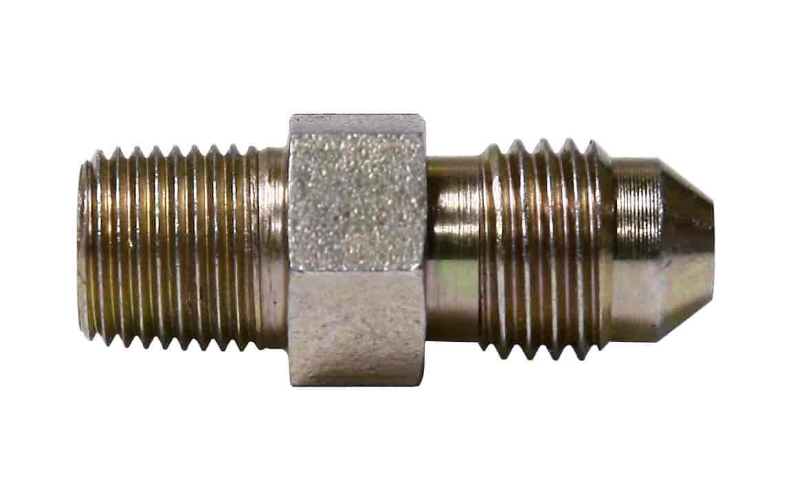 Caliper Inlet Adapter Fitting -4AN Male to 1/8''-27 NPT Male