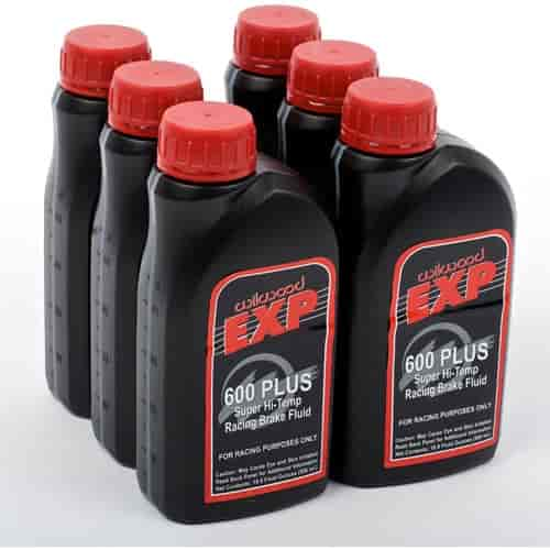 EXP 600 Plus Racing Brake Fluid Six 16.9 oz Bottles