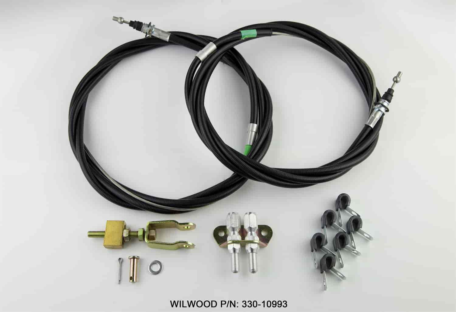 Parking Brake Cable Kit Use with CPB Rear Brake Kit Includes: