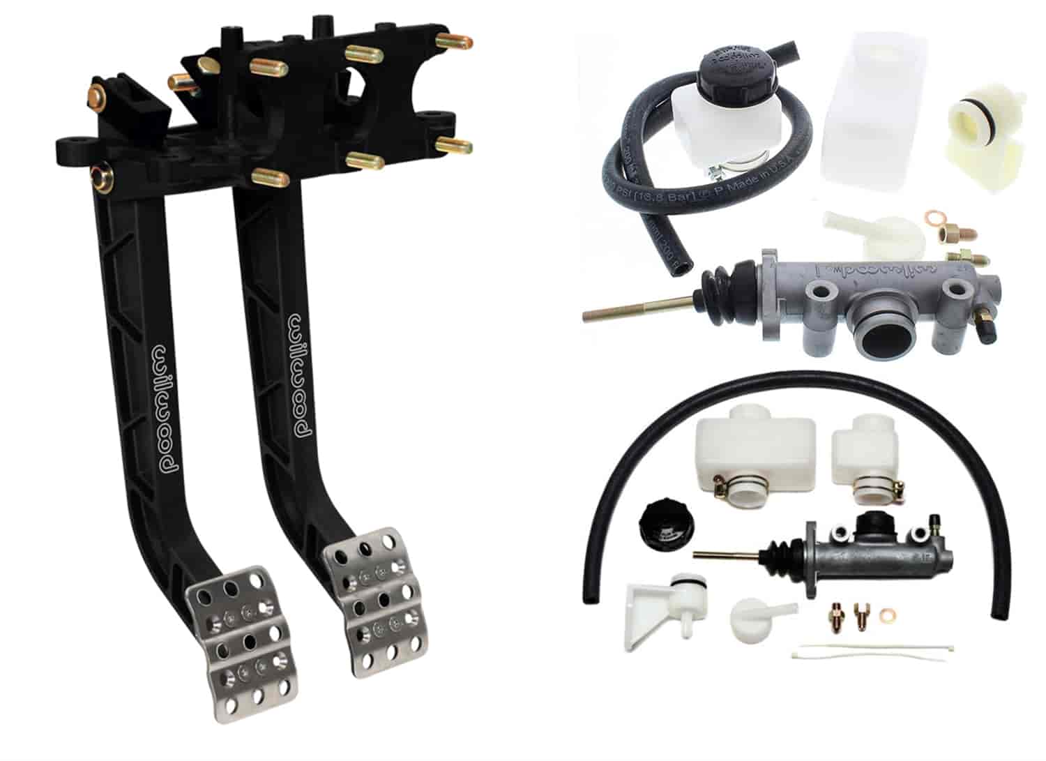 Brake and Clutch Pedal With Master Cylinder Kit