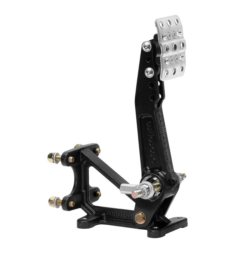 340-16377 Adjustable Ratio Single Floor Mount Brake Pedal w/Tru-Bar Balance Bar