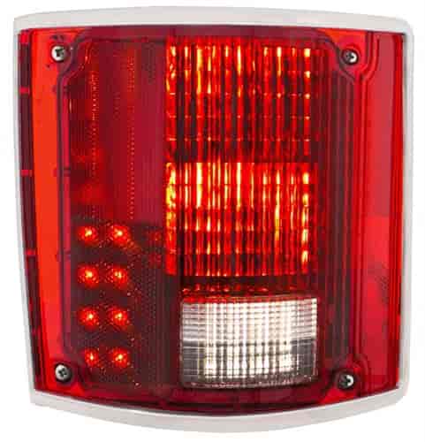 Sequential LED Tail Light with Trim for 1973-1987 Chevy/GMC Truck - Driver Side