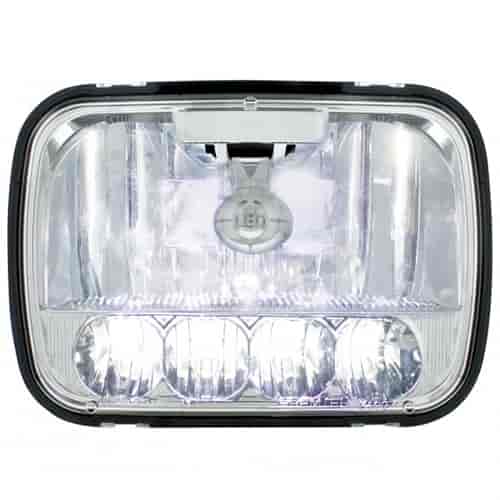 LED Rectangle Headlight 5 in. x 7 in. High & Low Beam