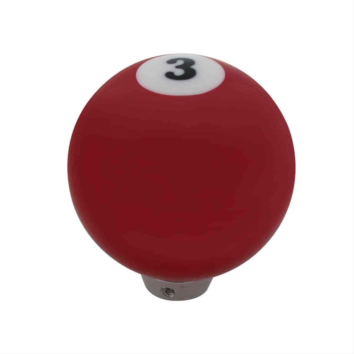 RED 3 BALL GEARSHIFT KNOB