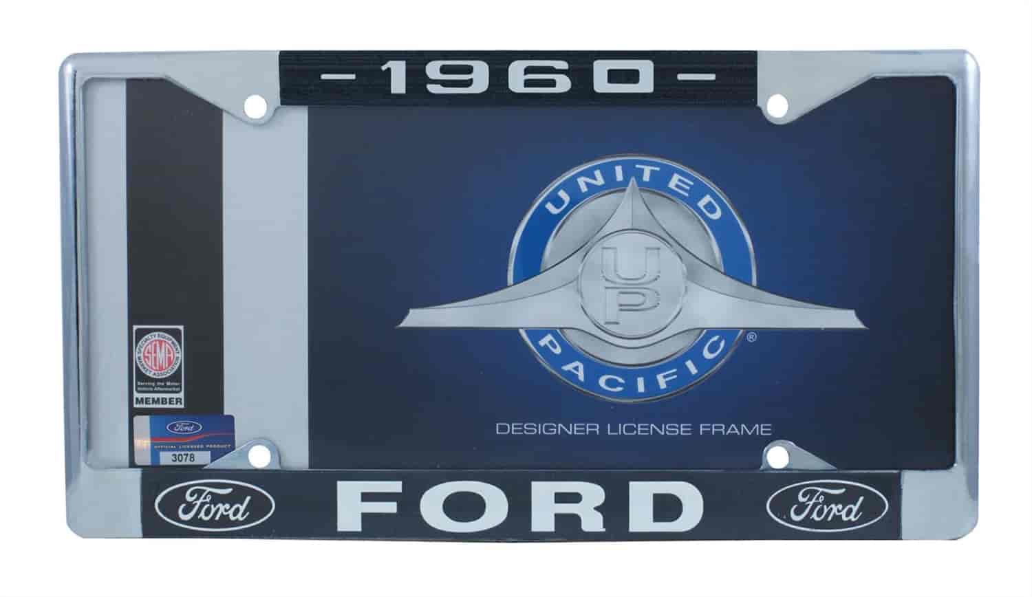 1960 FORD LICENSE PLATE F