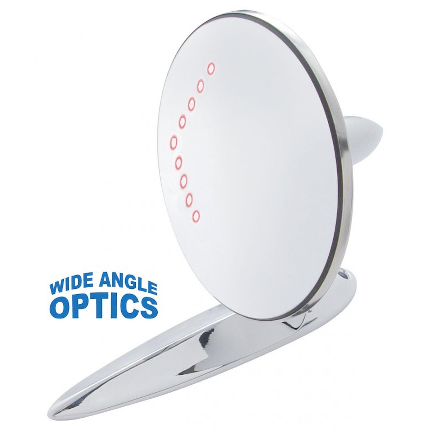 United Pacific Exterior Sport Mirror w/LED Turn Signal For 1970-72