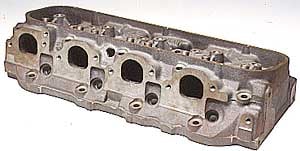 Big Block Chevy Merlin III Cast Iron Cylinder Head 320cc Retangular Intake Ports