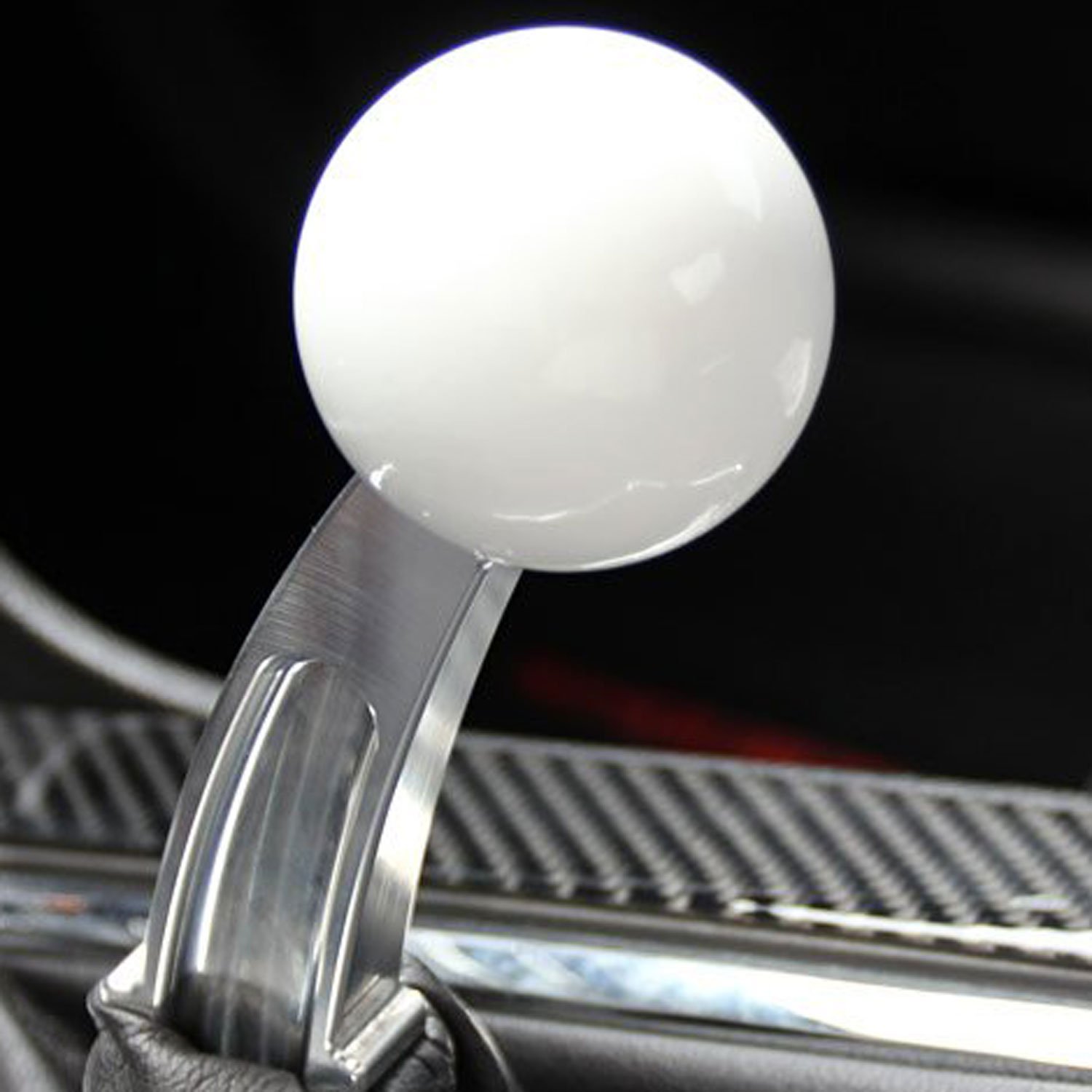 Shifter Handle with White Knob 2005-2010 Mustang