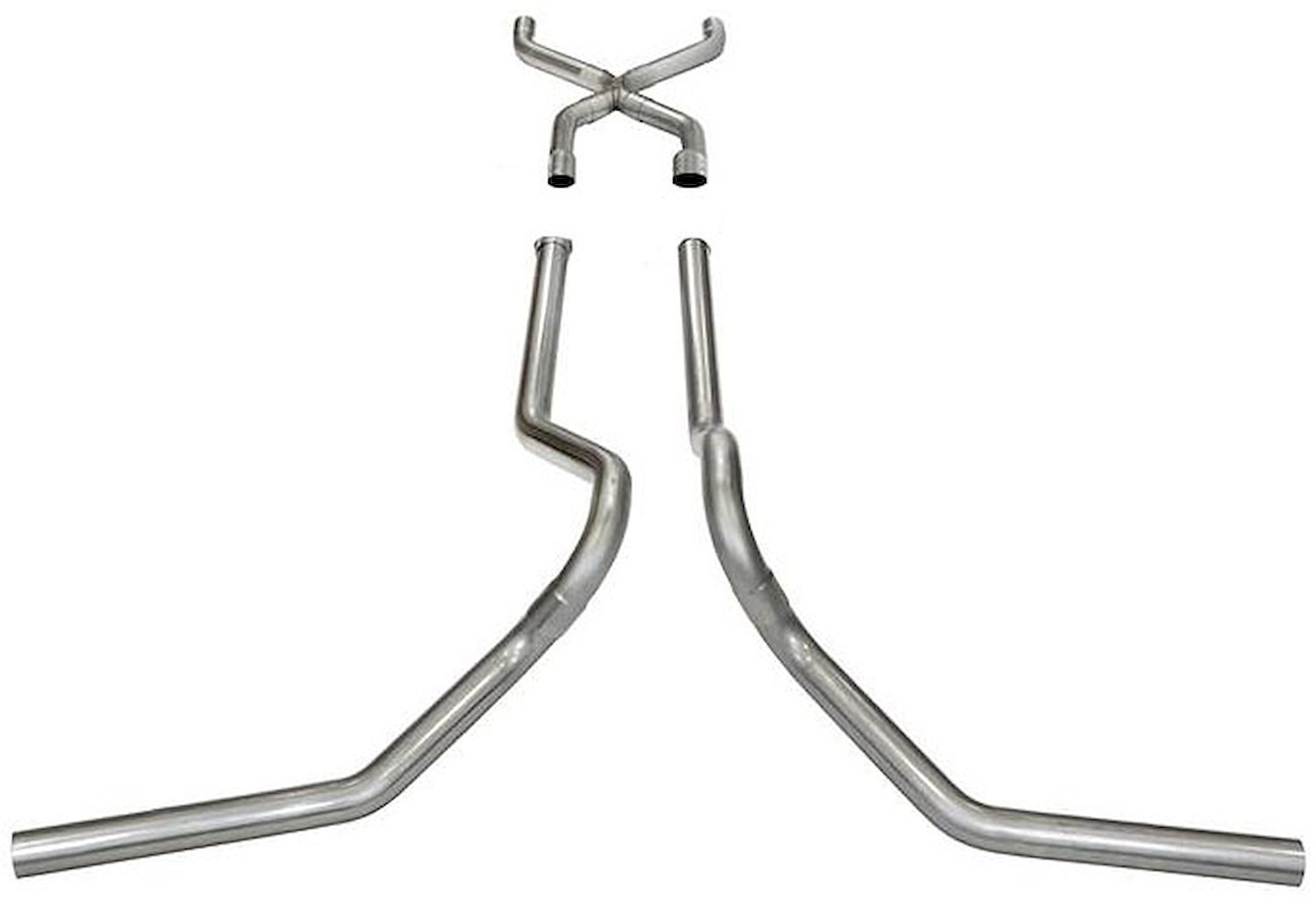 No-Muffler Crossmember-Back Exhaust System 1965-1976 Ford Truck 2WD
