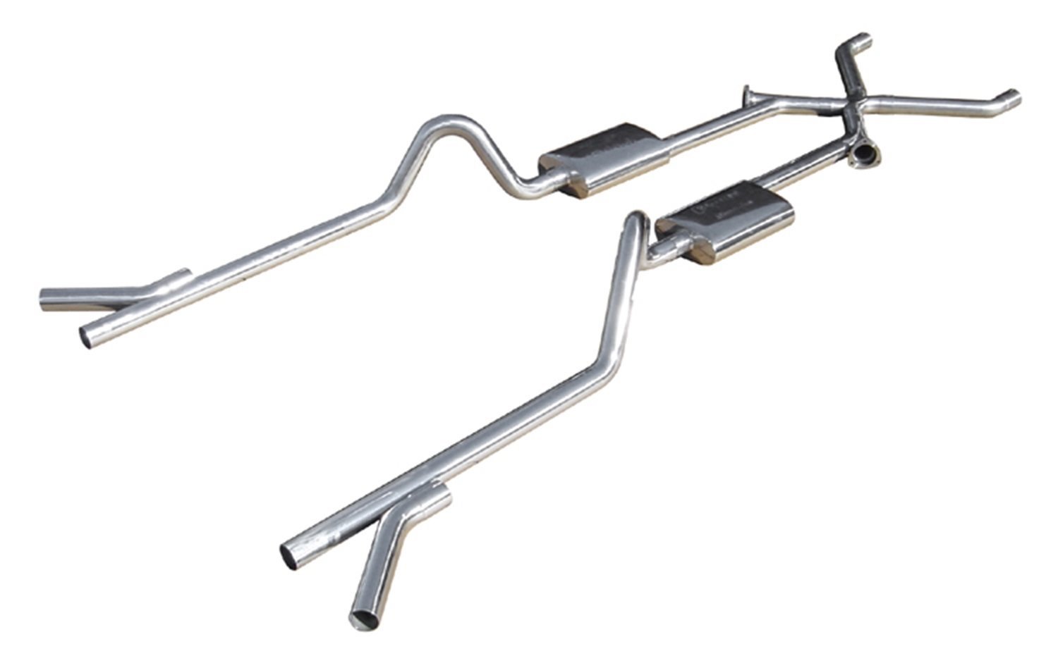 Race-Pro Crossmember-Back Exhaust System 1955-57 Chevy