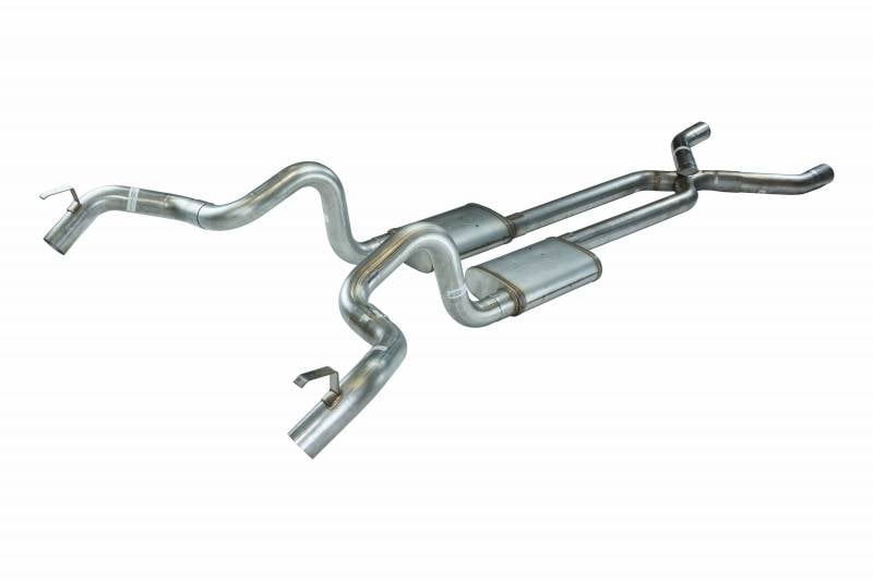 Crossmember Back X-Pipe Exhaust System with Turbo Pro Mufflers for 1970-1974 GM F-Body [3 in.]