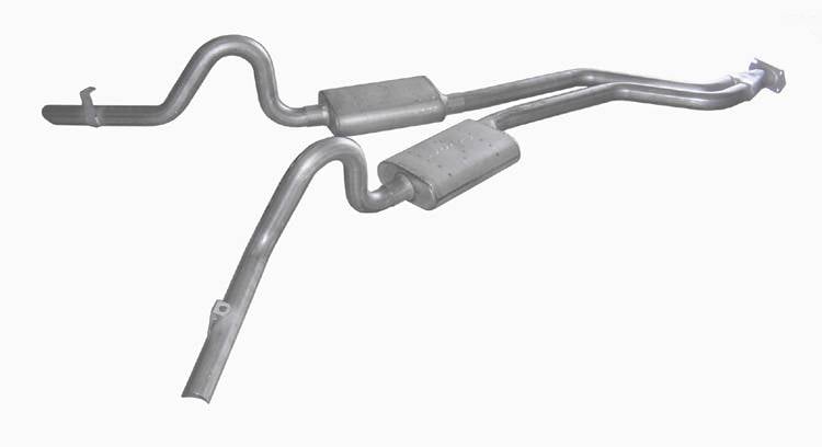 Cat Back Exhaust System with Turbo Pro Mufflers for 1978-1988 GM G-Body (Non-SS) [2.500 in.]