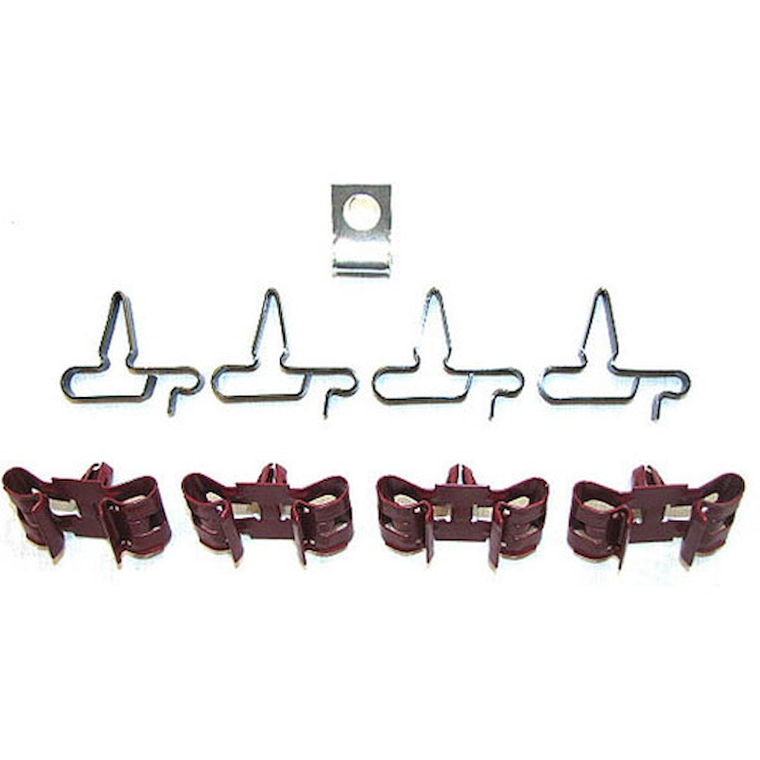 66 -67 Excl. RA AND HO - Brake Line Clips 9 Pcs.