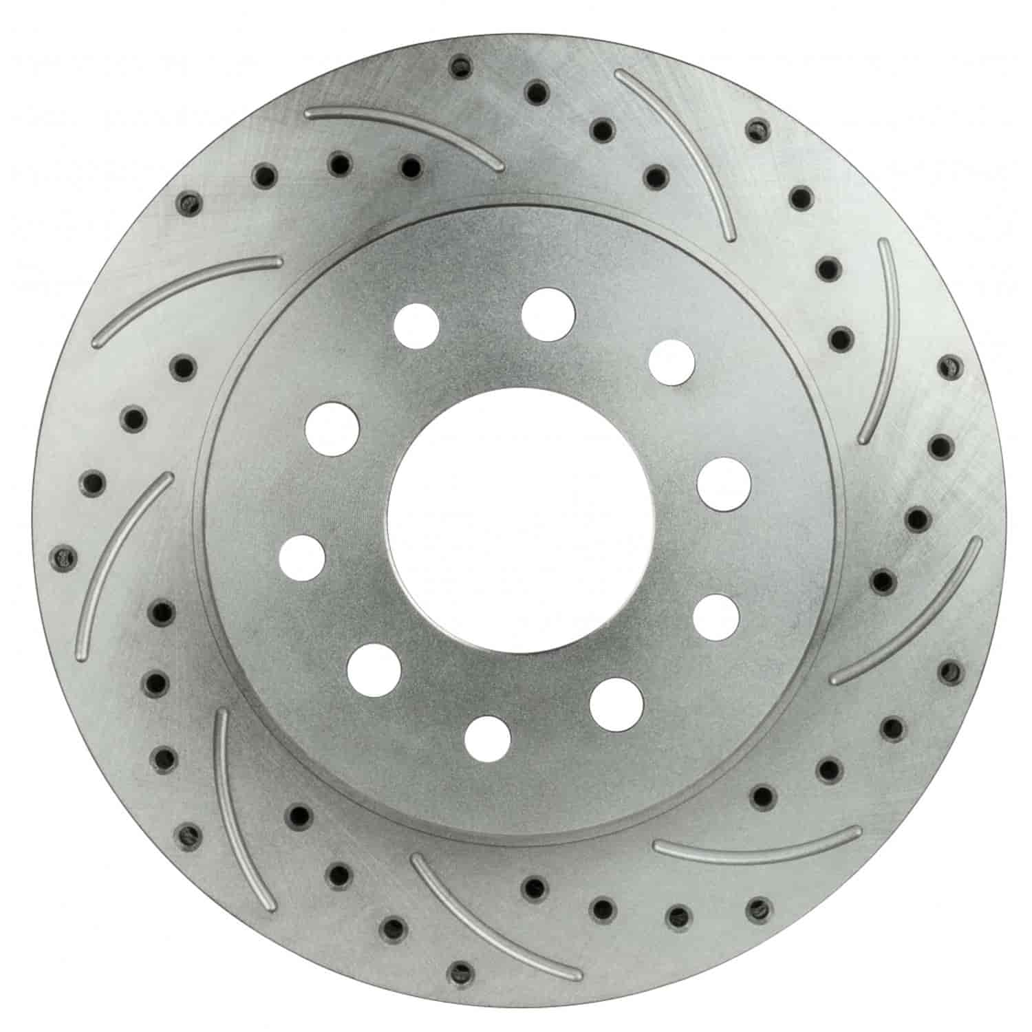 Ford 9'' Rear Conversion Brake Rotors Drilled/Slotted