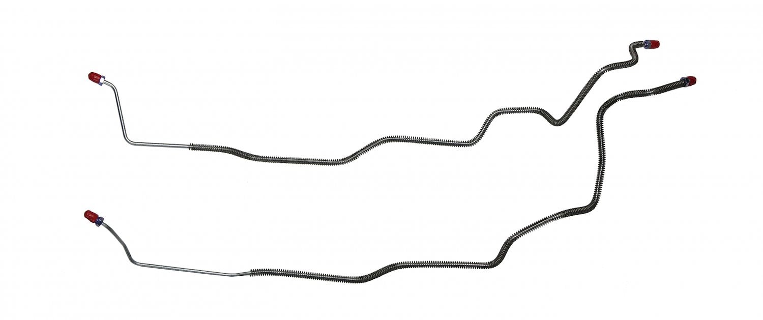 "71 - "73, All Cars, Rear Axle Brake Lines, Stainless, 2 Pcs.