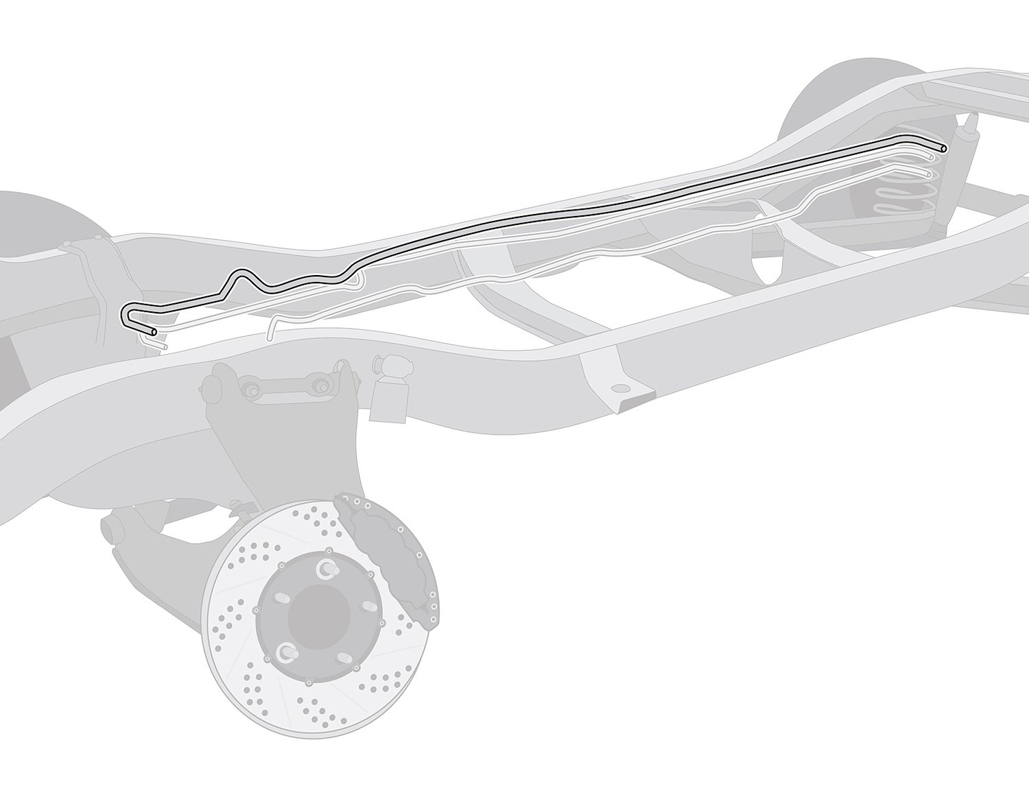 75 Cosworth 3/8IN. Main Line - Front to