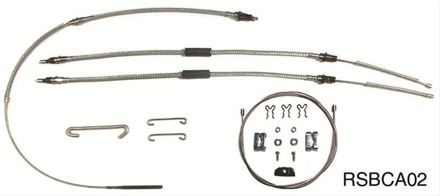 64 -67 Cutlass/442 Turbo 400 w/ Hardware - Emergency Brake Cable - Stainless