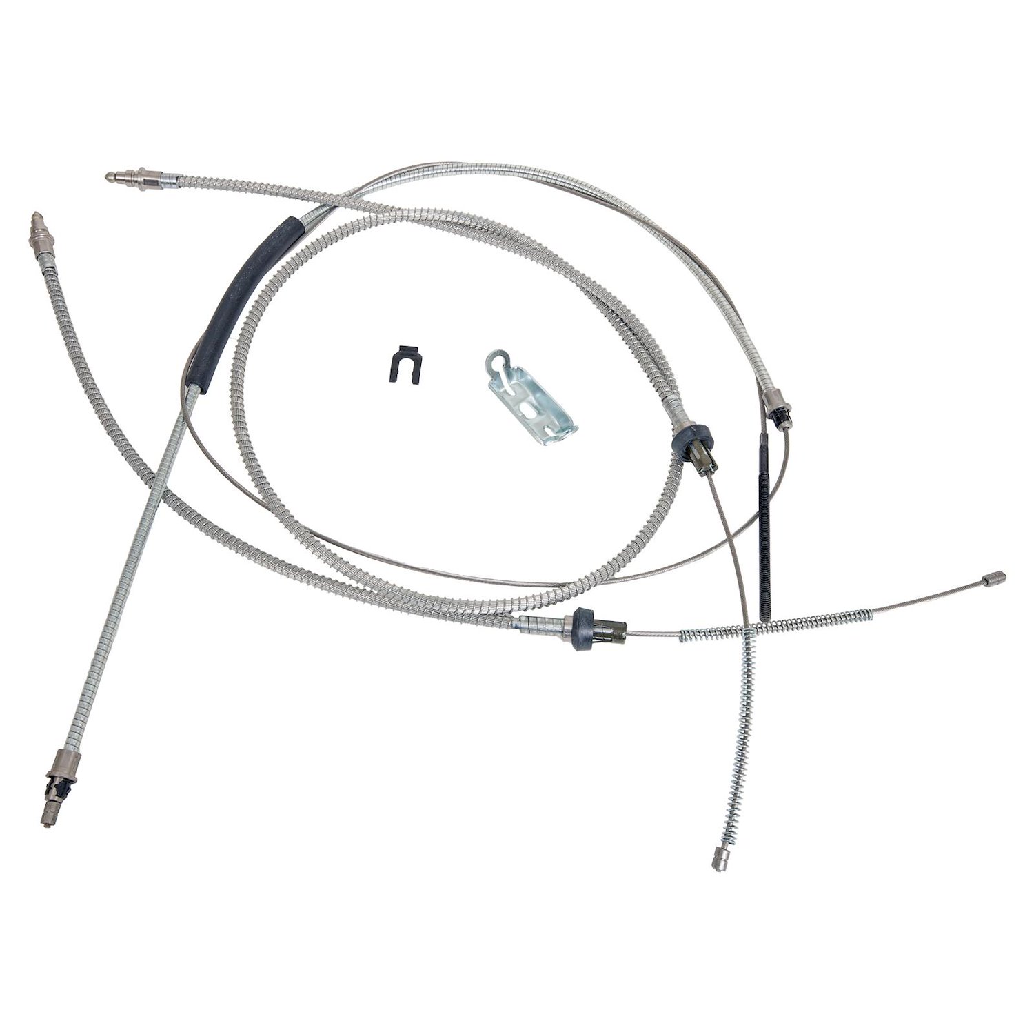 65 - 66 C Body E Brake Cable Set, Stainless