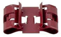 RSCLP17 Double-Sided, Push-in Brake Line Clip [1/4 in. x 3/16 in.] Red